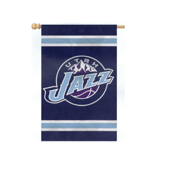 THE PARTY ANIMAL INC. NBA UTAH - JAZZ Heavy Duty Embroidered Banner/Home Flag 27"x37"