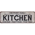 thumbnail image 1 of THE PERRY FAMILY KITCHEN Gift Chic Metal Sign 6x18 206180039098, 1 of 1