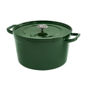 The Pioneer Woman 7-Quart Enameled Cast Iron Dutch Oven with Lid, Dark Green