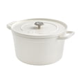 thumbnail image 1 of The Pioneer Woman 7-Quart Enameled Cast Iron Dutch Oven with Lid, Linen, 1 of 12
