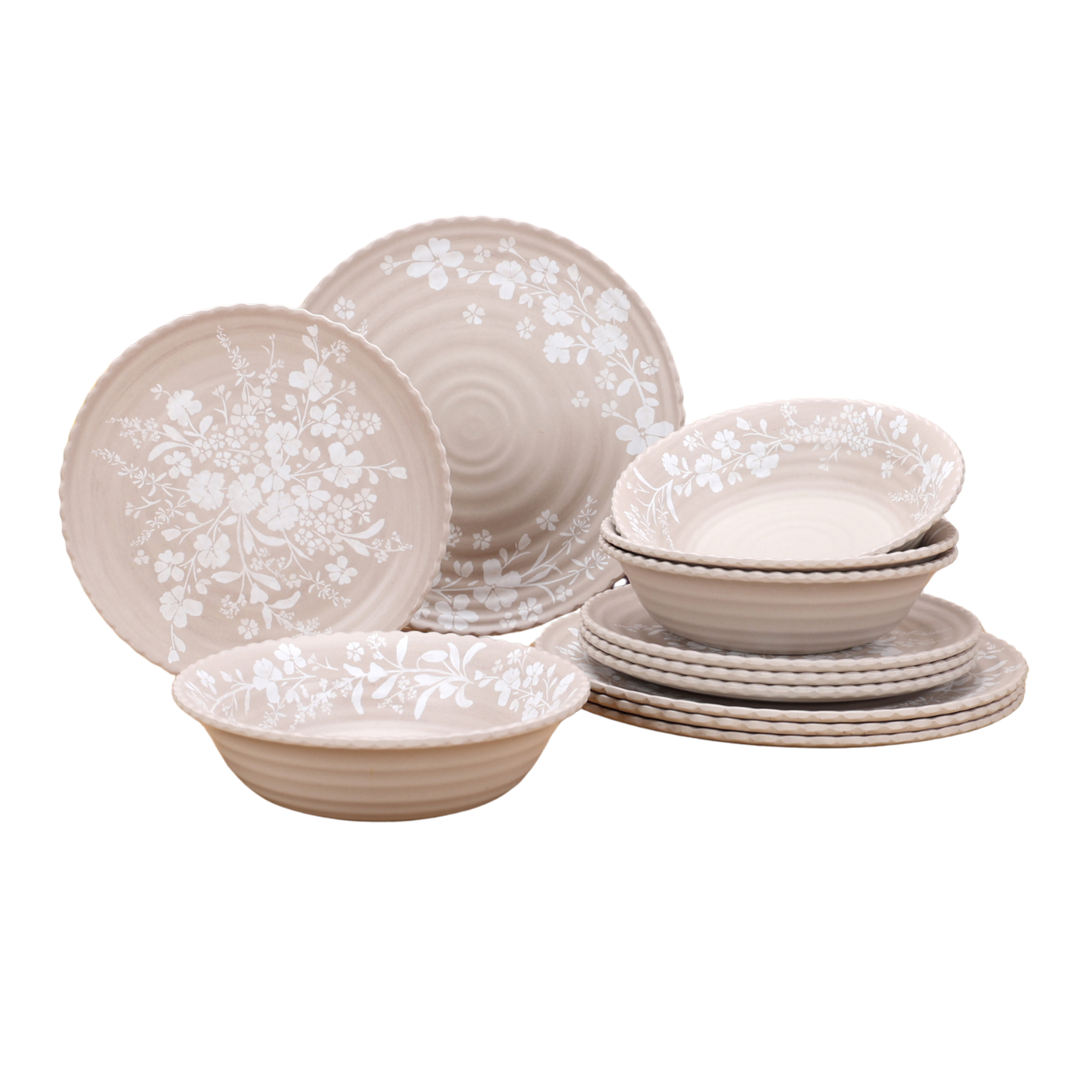 THE PIONEER WOMAN DAISY BEIGE 12PC: Before You Add to Cart
