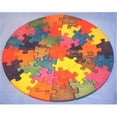 thumbnail image 1 of THE PUZZLE-MAN TOYS W-1174 Wooden Educational Jig Saw Puzzle - 24 in. Circle, 1 of 1