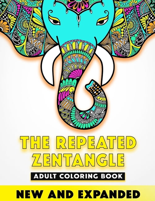 THE REPEATED ZENTANGLE - Adult Coloring Book: ANIMALS Collection: For a Perfect Adult Relaxation and Stress Relief, (Paperback)