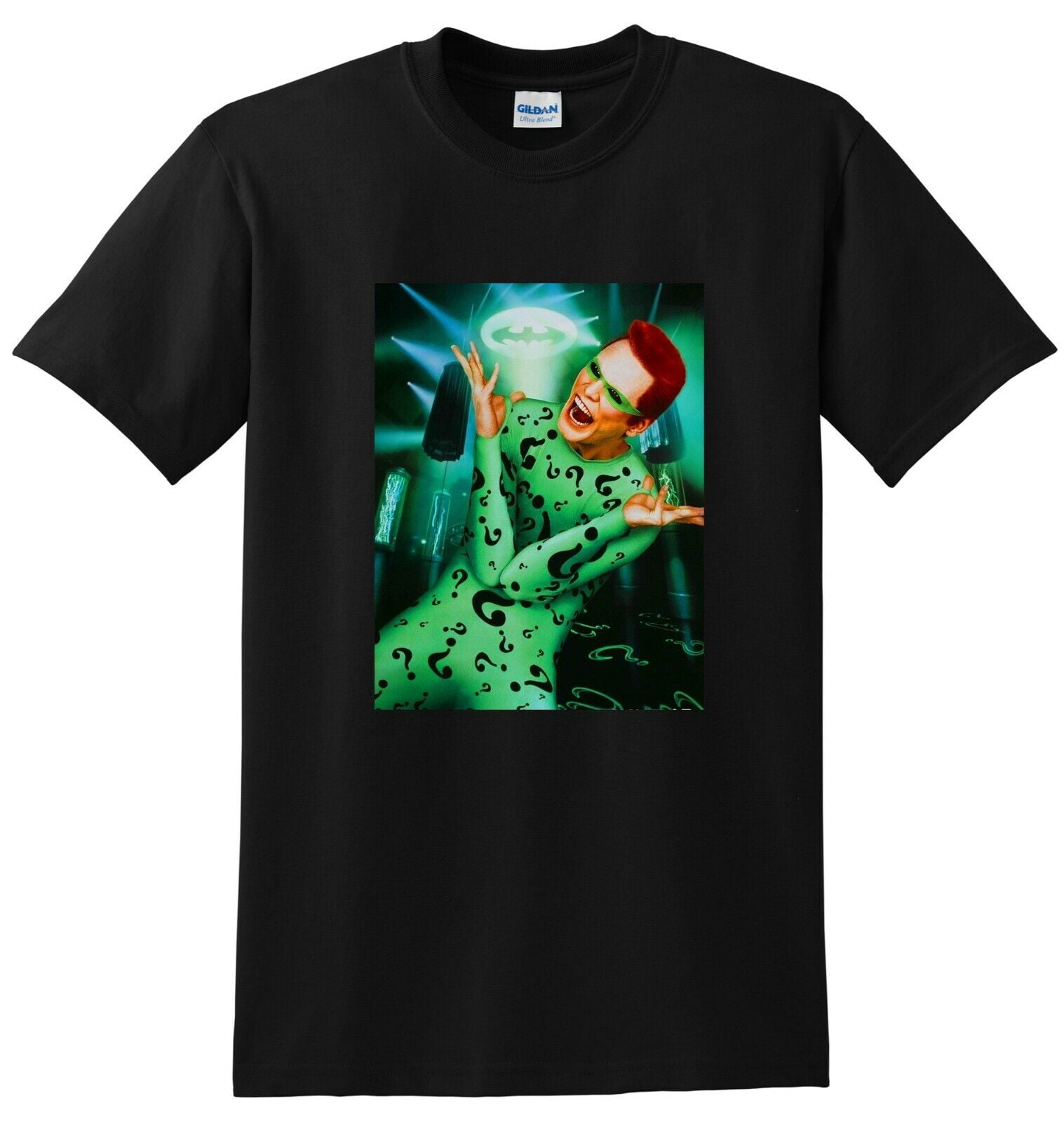 THE RIDDLER T SHIRT batman forever jim carrey SMALL MEDIUM LARGE 