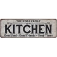 thumbnail image 1 of THE ROSE FAMILY KITCHEN Gift Chic Metal Sign 6x18 206180039169, 1 of 1