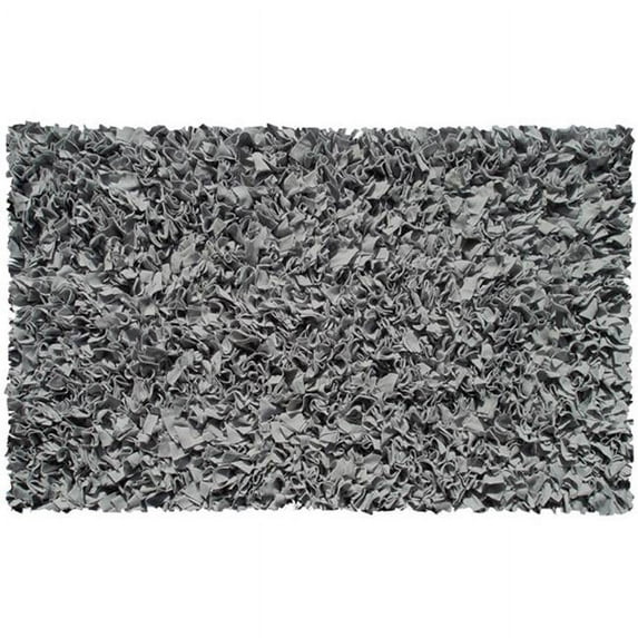 THE RUG MARKET 02280R Shaggy Raggy Grey Rug