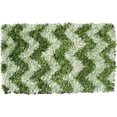 thumbnail image 1 of THE RUG MARKET02282B Shaggy Raggy Grn Chevron Rug, 1 of 2