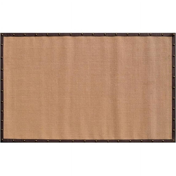 THE RUG MARKET23319D Brown border With nail head sisal sisal rug
