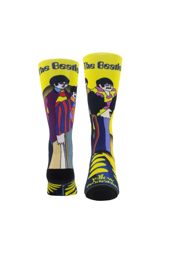 THE SEA OF HOLES DYE SUBLIMATION CREW SOCKS BLACK, ONE SIZE