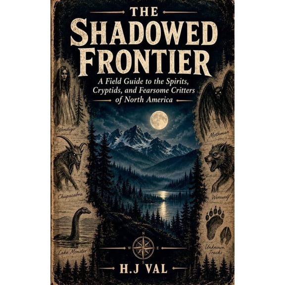 THE SHADOWED FRONTIER A Field Guide to the Spirits, Cryptids, and Fearsome Critters of North America, (Paperback)