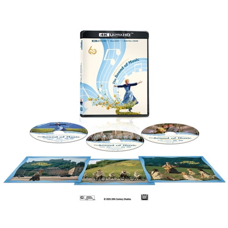 The Sound of Music (4K Ultra HD + Blu-ray + Digital Copy) 20th Century Studios, Biography, Musical, Family Oriented