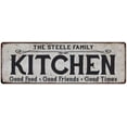 thumbnail image 1 of THE STEELE FAMILY KITCHEN Chic Metal Sign 6x18 106180039332, 1 of 1