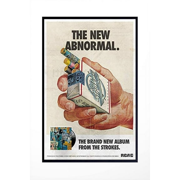 THE STROKES THE NEW ABNORMAL ALBUM COVER Poster Print Art JULIAN CASABLANCAS BAND 2,Frameless Gift 12 x 18 inch(30cm x 46cm)