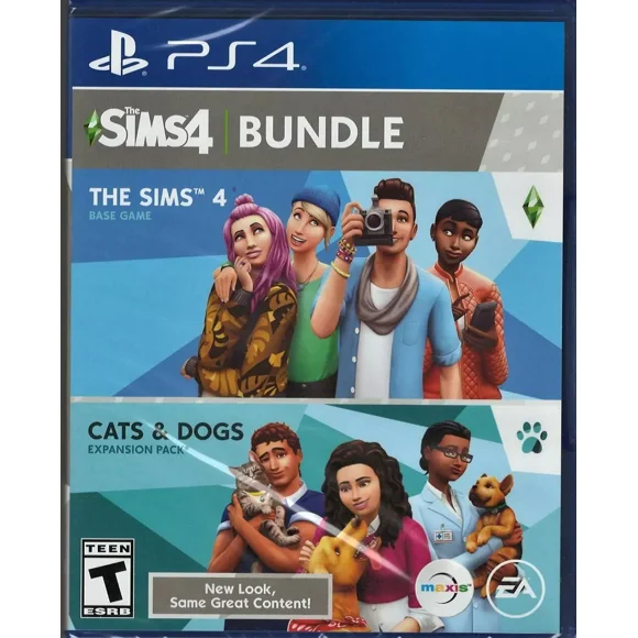 THE Sims 4 PLUS Cats and Dogs PS4 (Brand New Factory Sealed US Version) PlayStat