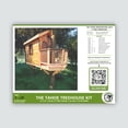 thumbnail image 1 of THE TAHOE © : Wraparound 2 Tree Rectangular Treehouse Plan, 1 of 9