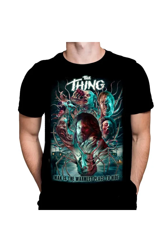 THE THING - T-Shirt Black - Sizes s - 5XL -Alien / 80's Sci-Fi Horror /Mens Gift
