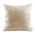 thumbnail image 1 of THE-TINOART Modern Luxury Champagne Gold Jacquard & Velvet Throw Pillow Cover 20x20 Inch Set of 1 Abstract Decorative Cushion Cover with Metallic Gold Foil for Sofa Couch Bedroom Living Room, 1 of 7