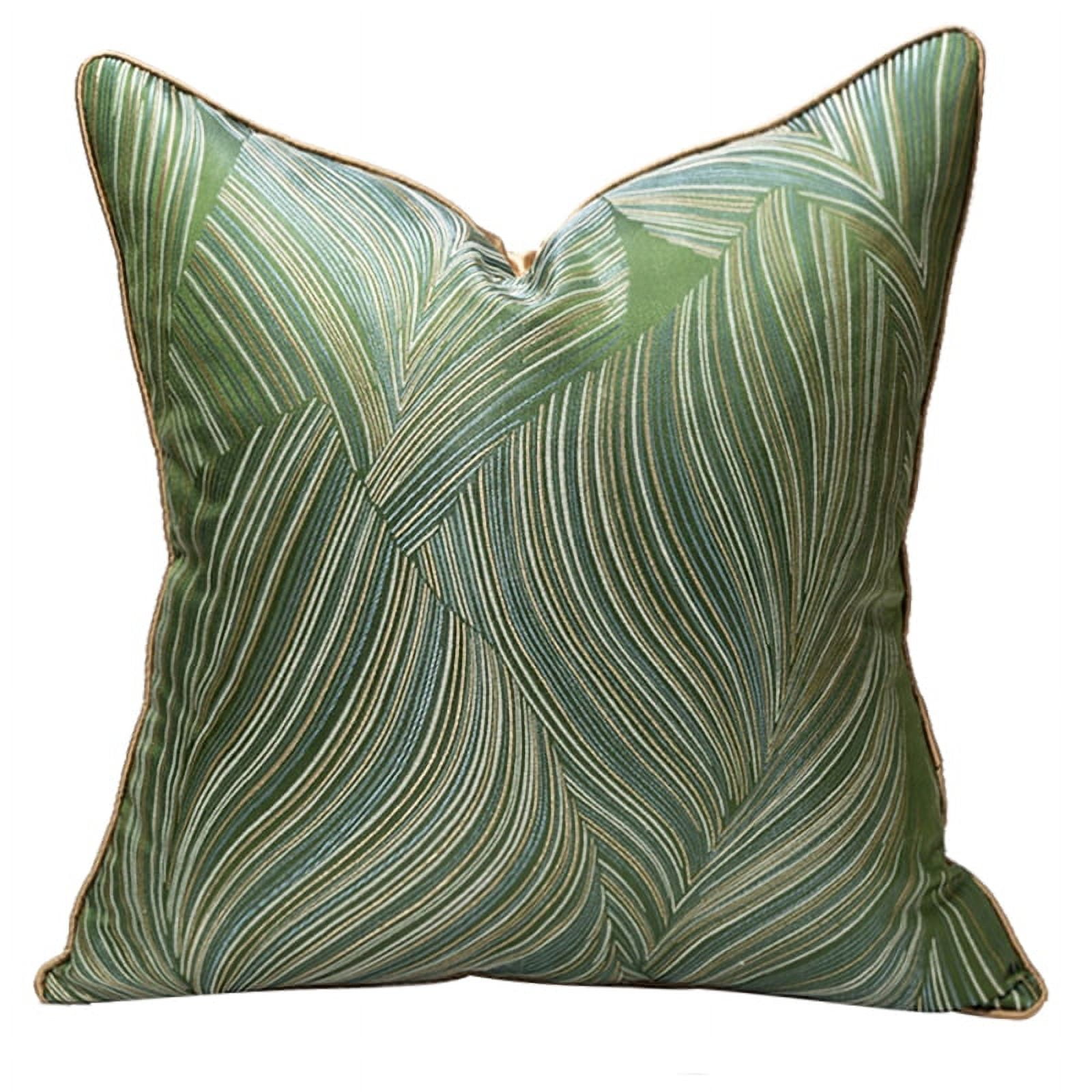THE TINOART Decorative Couch Throw Pillow Covers Sofa Forest Green