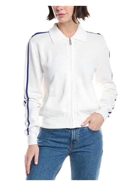 womens Carnaby Pari Knit Jacket, xs, White