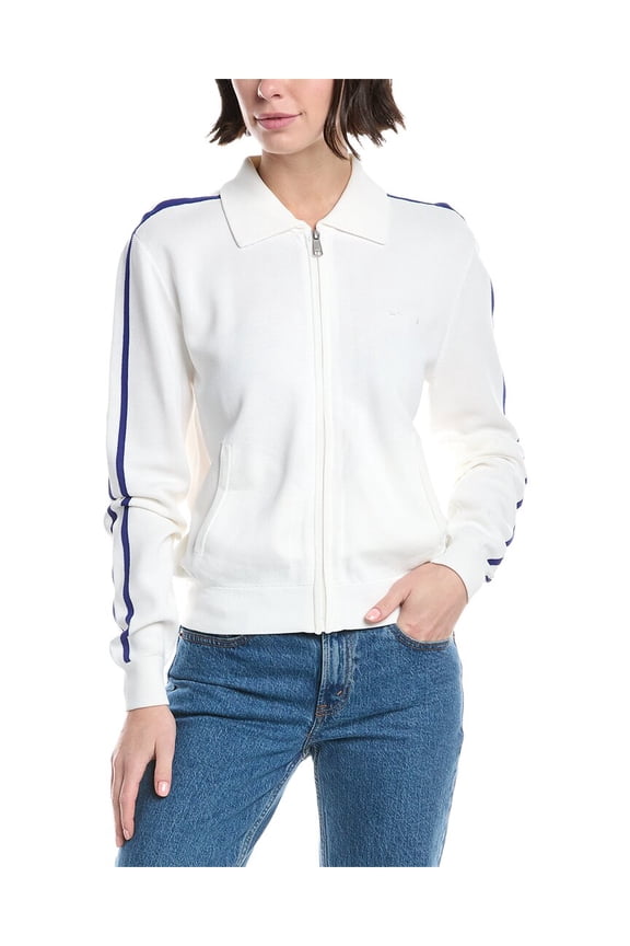 womens Carnaby Pari Knit Jacket, xs, White