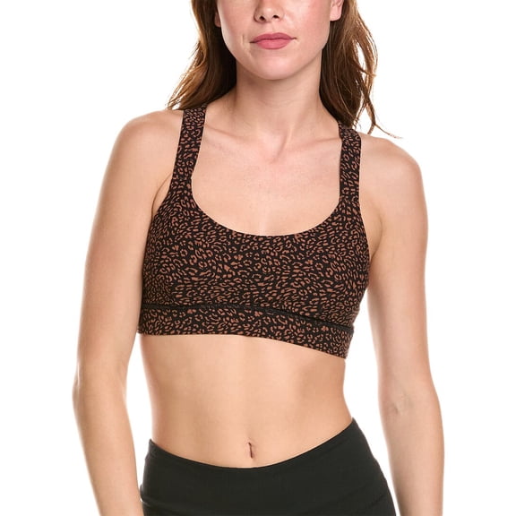 THE UPSIDE womens  Leo Dance Bra, xs, Brown