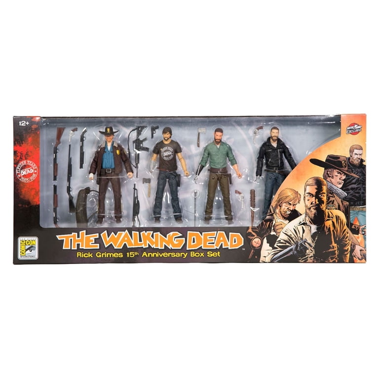 THE WALKING DEAD - Rick Grimes (Regular) 15th anniversary 4 pack