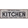 thumbnail image 1 of THE WHITE FAMILY KITCHEN Chic Metal Sign 6x18 106180039021, 1 of 1