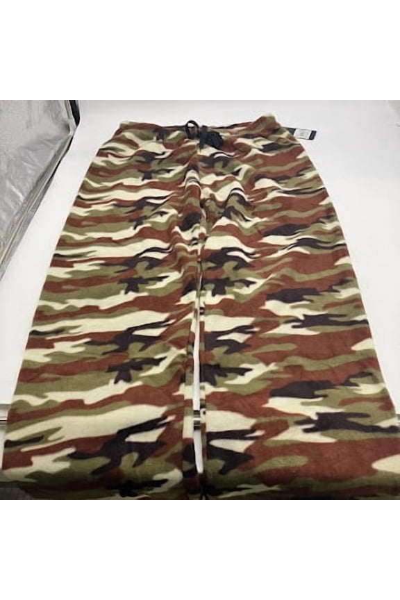 MENS EXTRA SOFT LOUNGE PAJAMA PANT - SIZE: L - CAMO