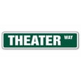 thumbnail image 1 of THEATER Street Sign movie home theatre theaters actor | Indoor/Outdoor |  36" Wide, 1 of 5