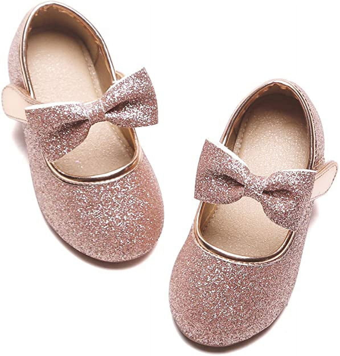 rose gold ballerina shoes