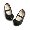 thumbnail image 1 of THEE BRON Toddler Girl Mary Jane Party Glitter Princess Wedding Dress Shoes (02-Black,13M), 1 of 6