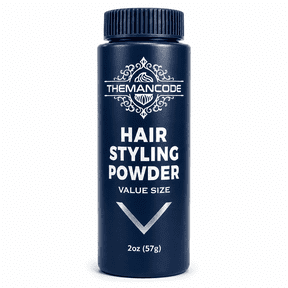 THEMANCODE Hair Powder for Men, 2 OZ Hair Styling Powder for Texture and Volume, High Hold Matte Finish Hair Texture Powder, Non-Sticky, No Residue, Father’s Day Gift for Dad & Son
