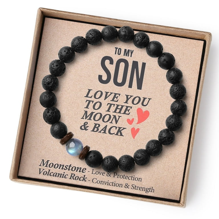 THEMEROL Beaded Bracelet for Teen Boys Men Gift Ideas Christmas