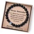 thumbnail image 1 of THEMEROL Mens Bracelet Teens Gifts Ideas Teenage Beaded Bracelets 13 Year Old Birthday To Son Grandson Confirmation Graduation Unique Boyfriend Christmas Stocking Valentines Day Easter Basket Stuffer, 1 of 7