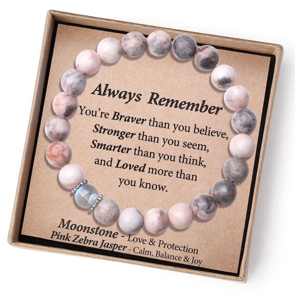 THEMEROL Teens Girls Gifts Crystal Beaded Bracelets for Birthday Idea Teenage Trendy Stuff Daughter Granddaughter Christmas Stocking Valentines
