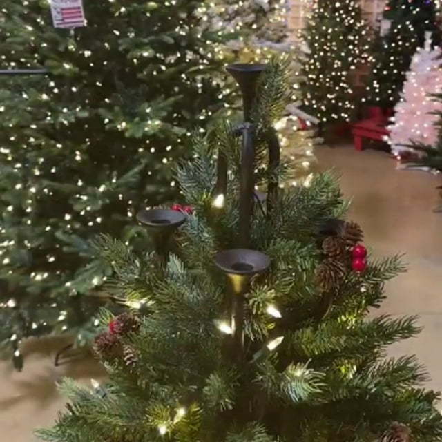 THENEWS Candelabra Tree Topper Candelabra Christmas Tree Topper