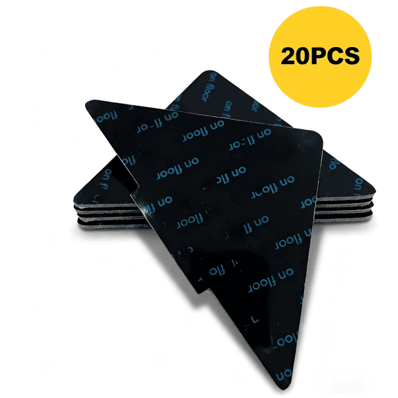 THENNIKIGO PU Polyurethane Rug Pads, Suitable for Any Square Carpet, Rubber Backed (20 Count)