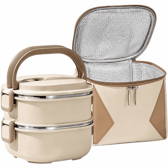 THENNIKIGO Bento Box, Insulated,1.4L Capacity Comes with Thermal Bag ...