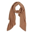thumbnail image 1 of Tickled Pink Women's Women's Soft Knit Theo Winter Scarf Beige Measures 9.5 x 11, 1 of 2