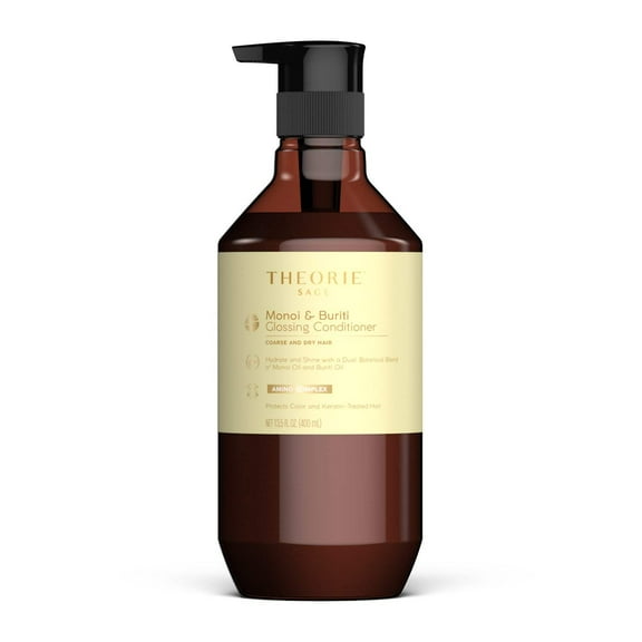 THEORIE Monoi & Buriti - Glossing Conditioner, Hydrates & Shines, For Coarse & Dry Hair, Color & Keratin Safe, 800mL