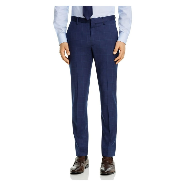 Theory straight shop plaid pants