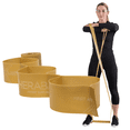 thumbnail image 1 of THERABAND CLX Resistance Band with Loops, 5-Foot Band, Gold, Max, Non-Latex, Elastic Band for Exercise, Mobility & Rehab, Stretching, Home Workouts, Color-Coded for Easy Resistance Levels, 1 of 12