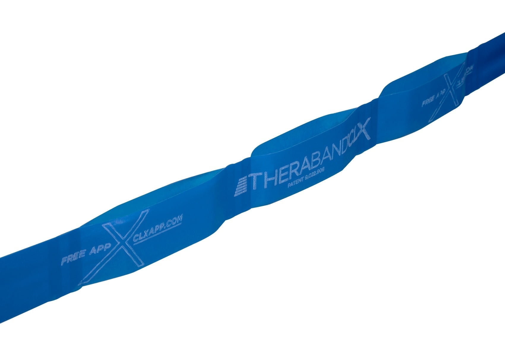 THERABAND CLX Band, 25 YD Dispenser, Blue, Extra Heavy Thickness