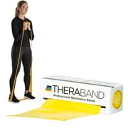 THERABAND Exercise Resistance Band Yellow X-Light Resistance 5" x 6 Yd 10-1000, 1 Each