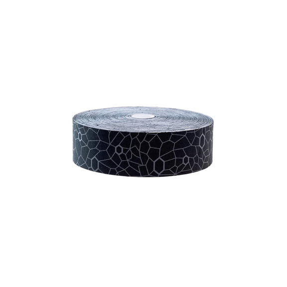 THERABAND Kinesiology Tape Bulk Roll with Print, Black/Gray, 2" X 103.3'