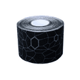 thumbnail image 1 of THERABAND Kinesiology Tape, Black/Gray, 1 Roll, with XactStretch Indicators, Long-Lasting Athletic Support for Shoulder & Knee, Latex-Free Sports Tape, Water Resistant, Cut-to-Length, 1 of 7