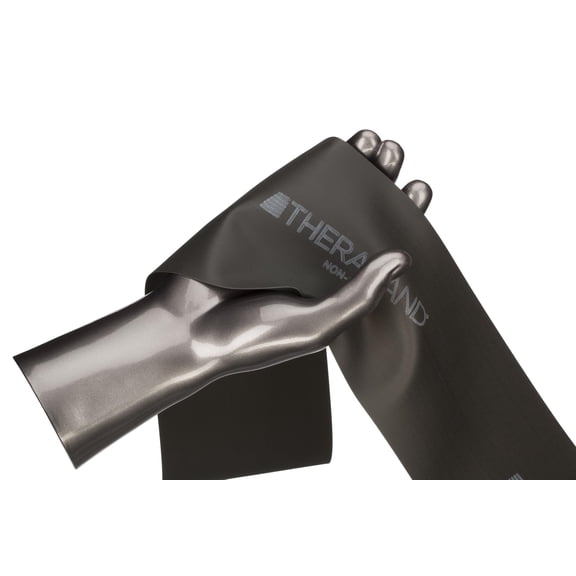 THERABAND Professional Latex Band, Black, Special Heavy, 5 Ft, Level 6, Resistance 7.3 lbs, Individual Package