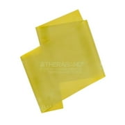 THERABAND Professional Latex Band, Yellow, Thin, 6 Ft, Level 2, Resistance 3 lbs