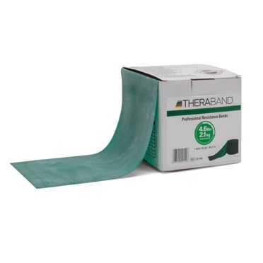 THERABAND Professional Resistance Bands - 50 Yard Roll, Green Heavy Level 4