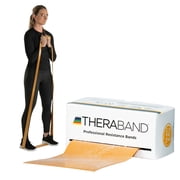 THERABAND Resistance Bands, 6 YD Roll, Gold, Max Thickness, 14.2 LBS Resistance, Level 8
